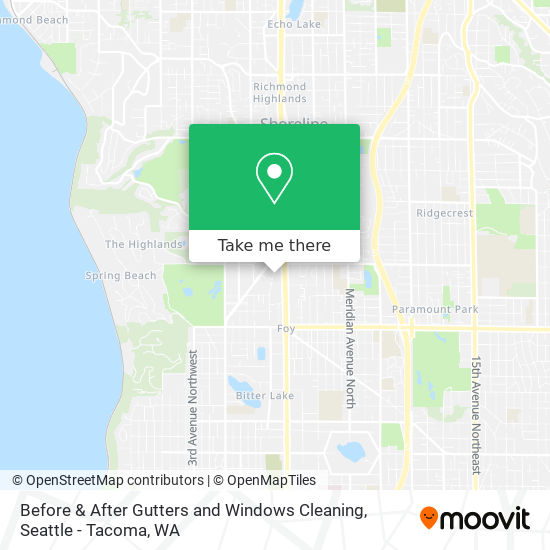 Before & After Gutters and Windows Cleaning map