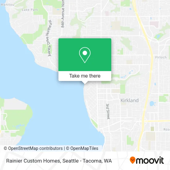 Mapa de Rainier Custom Homes
