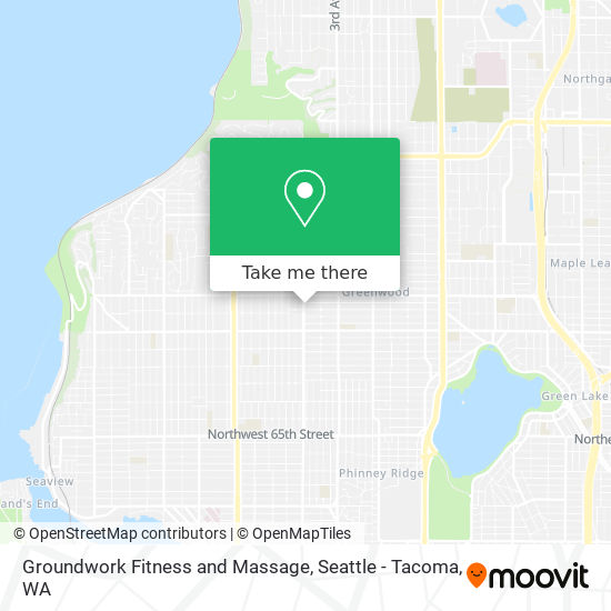 Mapa de Groundwork Fitness and Massage