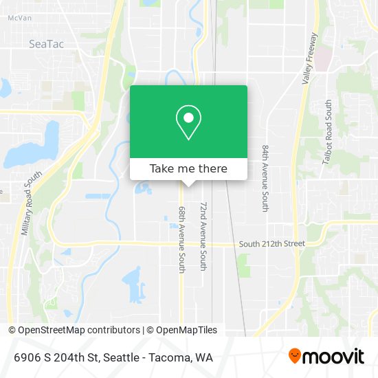 Mapa de 6906 S 204th St