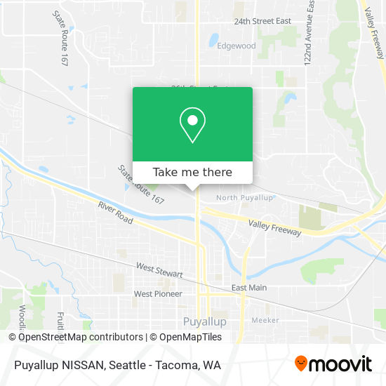 Puyallup NISSAN map