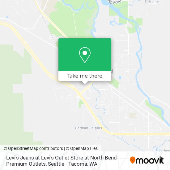 How to get to Levi's Jeans at Levi's Outlet Store at North Bend Premium  Outlets by Bus?
