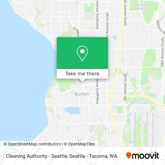 Mapa de Cleaning Authority - Seattle