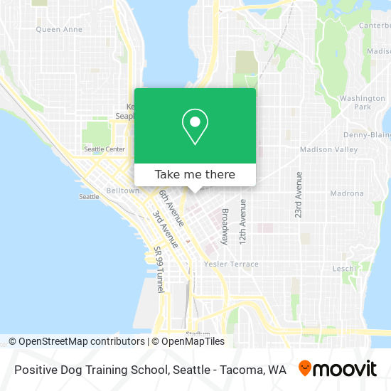 Mapa de Positive Dog Training School