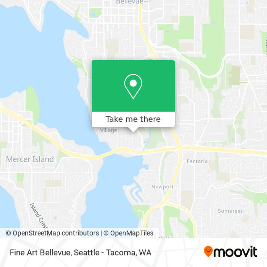 Fine Art Bellevue map