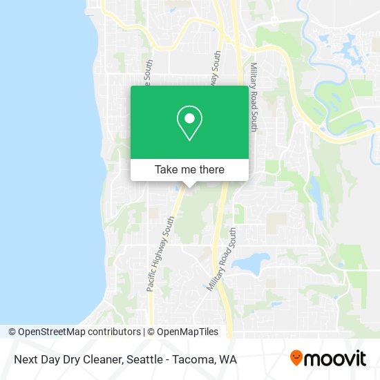 Next Day Dry Cleaner map