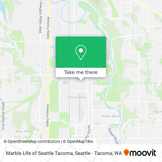 Mapa de Marble Life of Seattle Tacoma