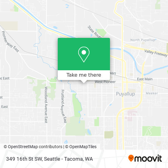 Mapa de 349 16th St SW