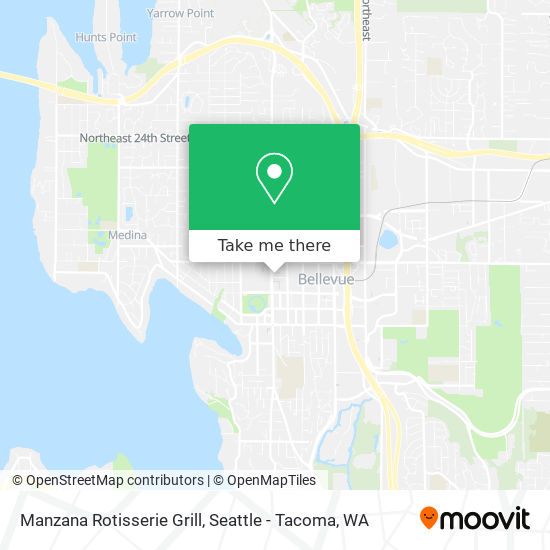 Manzana Rotisserie Grill map