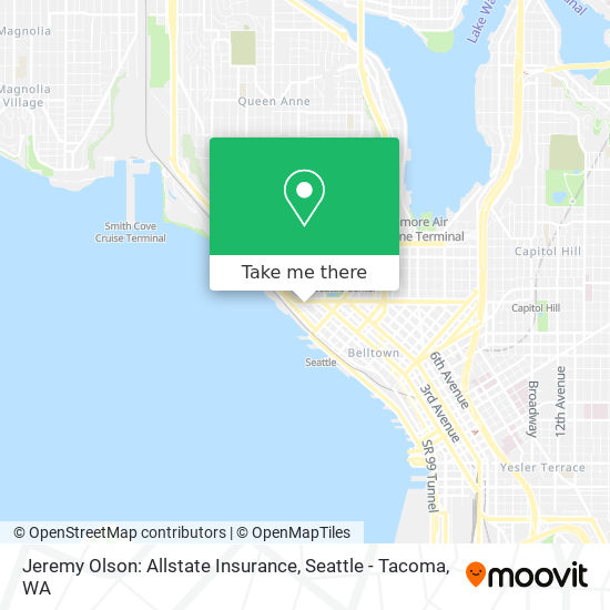 Mapa de Jeremy Olson: Allstate Insurance