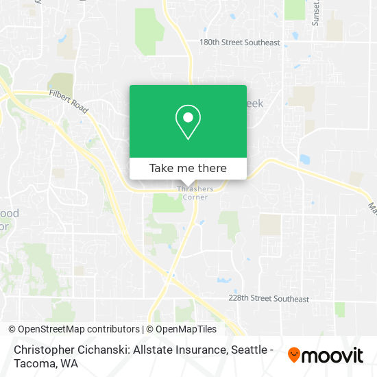 Mapa de Christopher Cichanski: Allstate Insurance