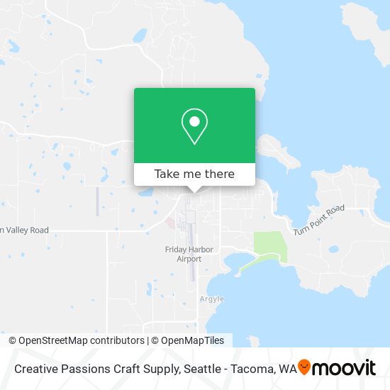 Creative Passions Craft Supply map