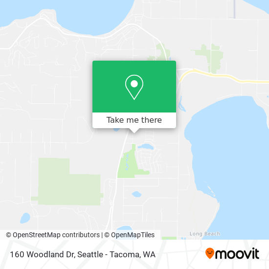 Mapa de 160 Woodland Dr