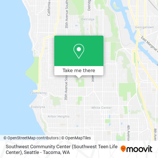 Southwest Community Center (Southwest Teen Life Center) map