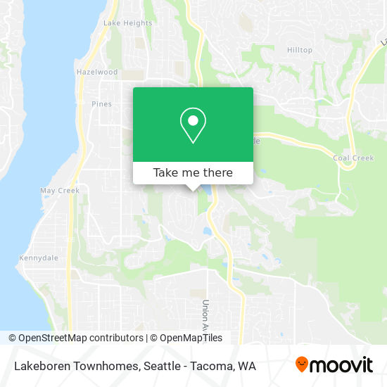 Lakeboren Townhomes map