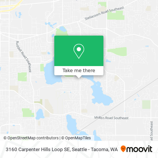 Mapa de 3160 Carpenter Hills Loop SE