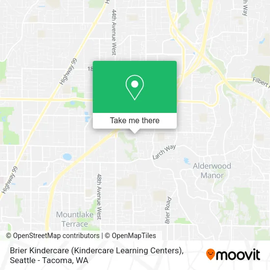 Mapa de Brier Kindercare (Kindercare Learning Centers)