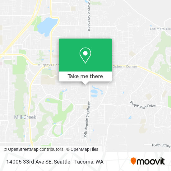 Mapa de 14005 33rd Ave SE