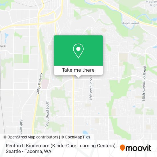 Renton II Kindercare (KinderCare Learning Centers) map