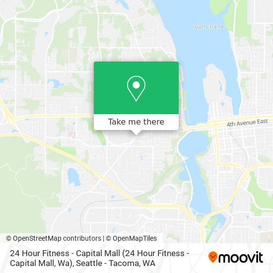 24 Hour Fitness - Capital Mall (24 Hour Fitness - Capital Mall, Wa) map