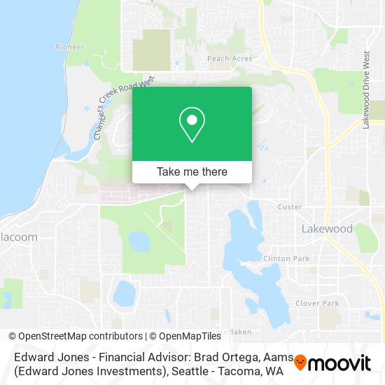 Mapa de Edward Jones - Financial Advisor: Brad Ortega, Aams (Edward Jones Investments)