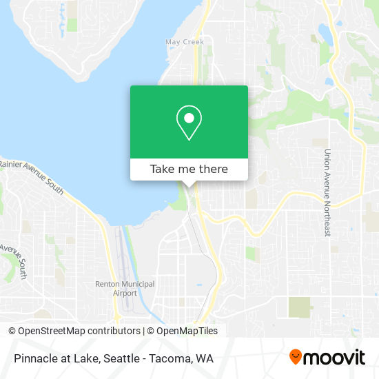 Pinnacle at Lake map