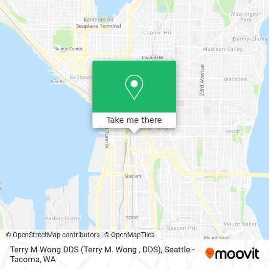 Mapa de Terry M Wong DDS (Terry M. Wong , DDS)