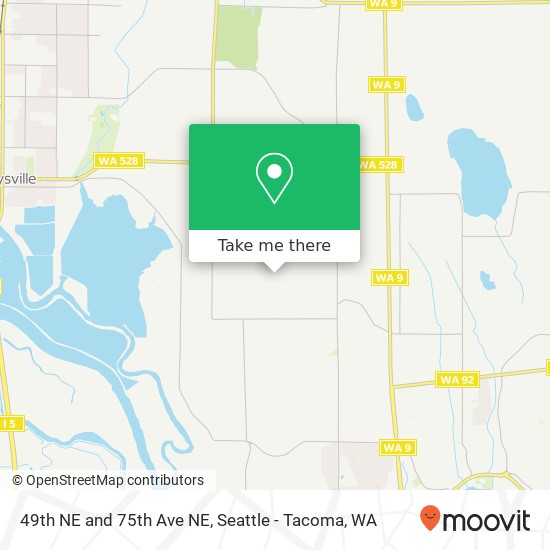 49th NE and 75th Ave NE, Marysville, WA 98270 map