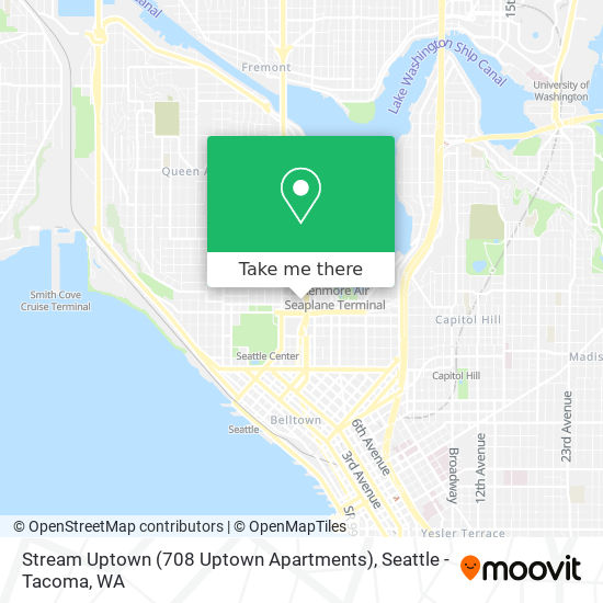 Stream Uptown (708 Uptown Apartments) map