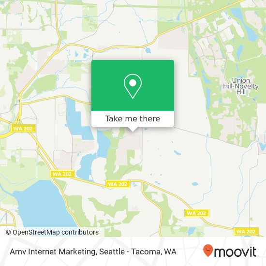 Mapa de Amv Internet Marketing, 20431 NE 71st St