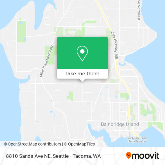 Mapa de 8810 Sands Ave NE