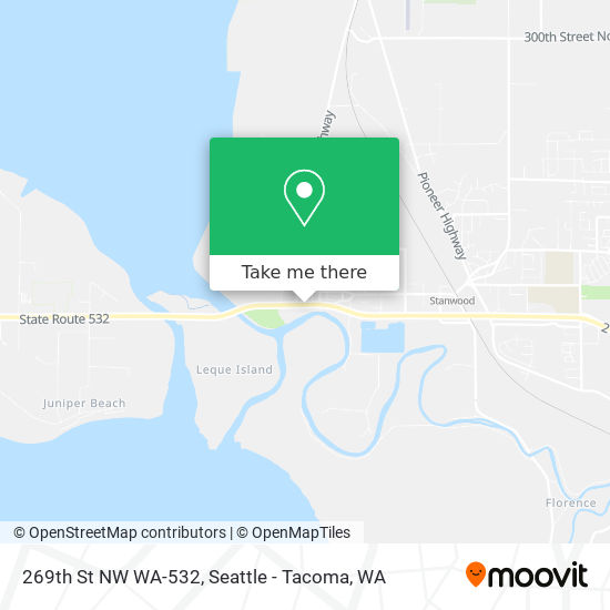 269th St NW WA-532 map