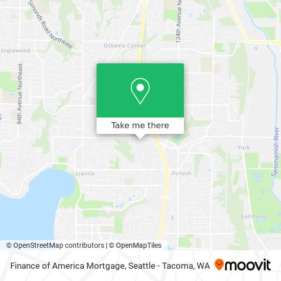 Finance of America Mortgage map