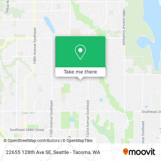 Mapa de 22655 128th Ave SE