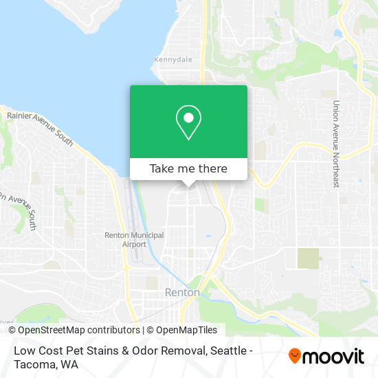 Low Cost Pet Stains & Odor Removal map