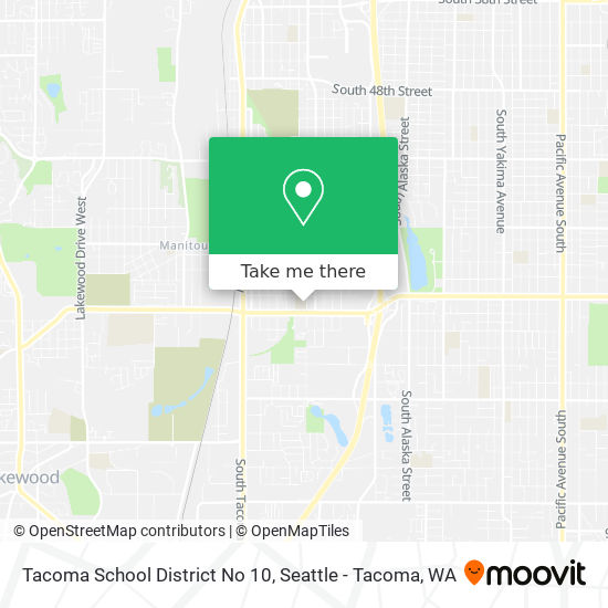 Tacoma School District No 10 map