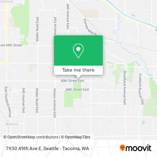 Mapa de 7930 49th Ave E