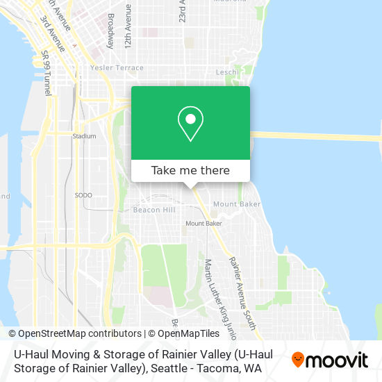 U-Haul Moving & Storage of Rainier Valley map