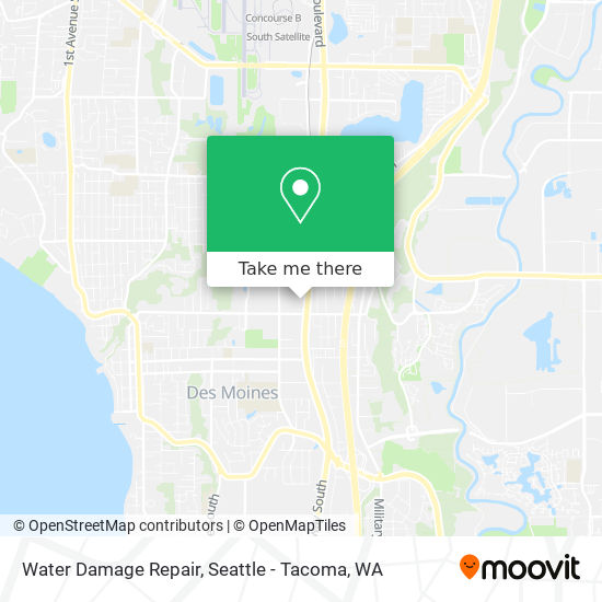 Water Damage Repair map