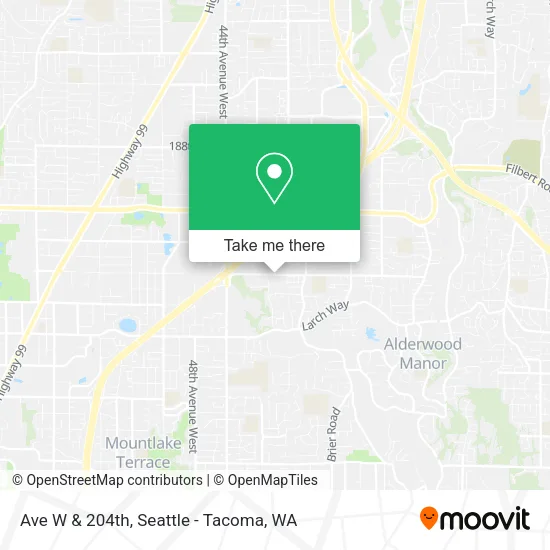 Ave W & 204th map
