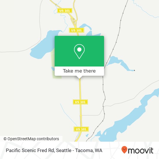 Mapa de Pacific Scenic Fred Rd, Shelton (SKOK), WA 98584
