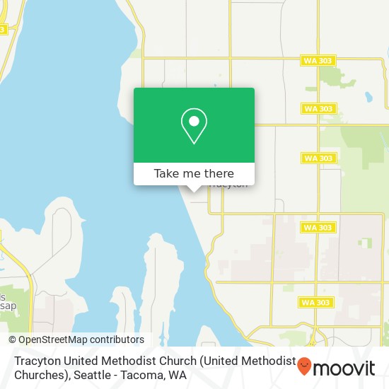 Tracyton United Methodist Church (United Methodist Churches), 5153 Naomi St NW map