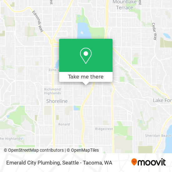 Emerald City Plumbing map