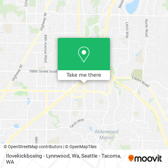 Ilovekickboxing - Lynnwood, Wa map