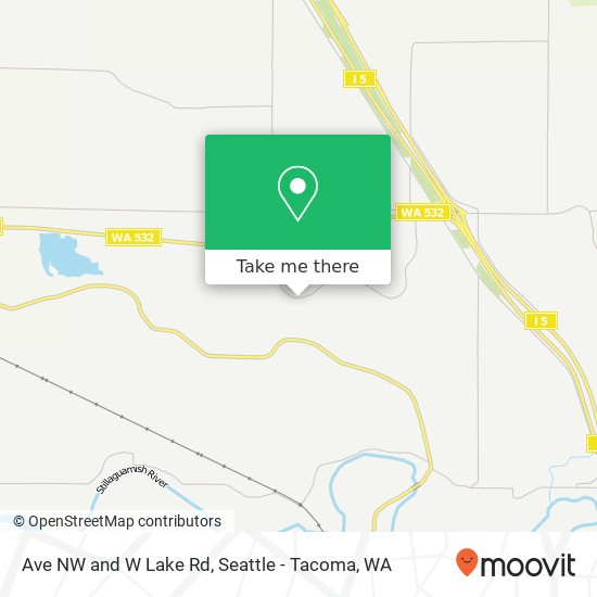 Ave NW and W Lake Rd, Stanwood (CAMANO CITY), WA 98292 map