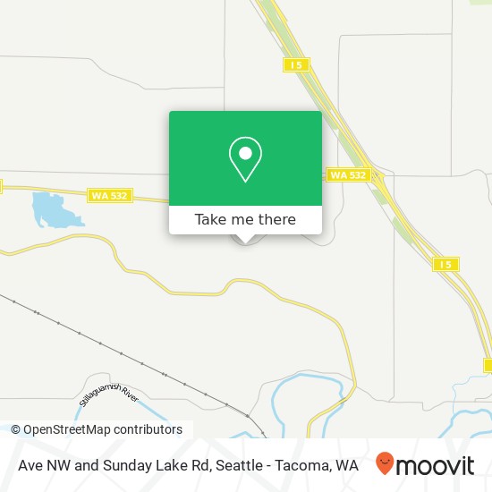 Ave NW and Sunday Lake Rd, Stanwood (CAMANO CITY), WA 98292 map