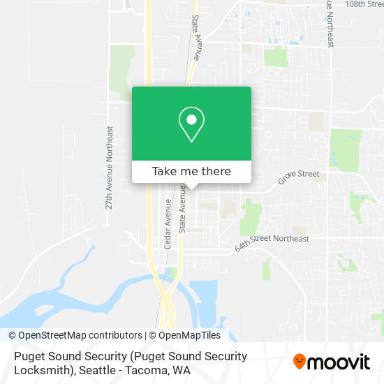 Puget Sound Security map