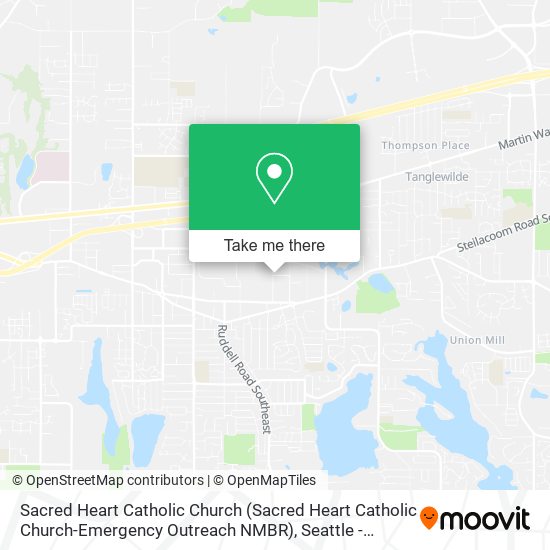 Sacred Heart Catholic Church (Sacred Heart Catholic Church-Emergency Outreach NMBR) map