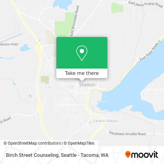 Birch Street Counseling map