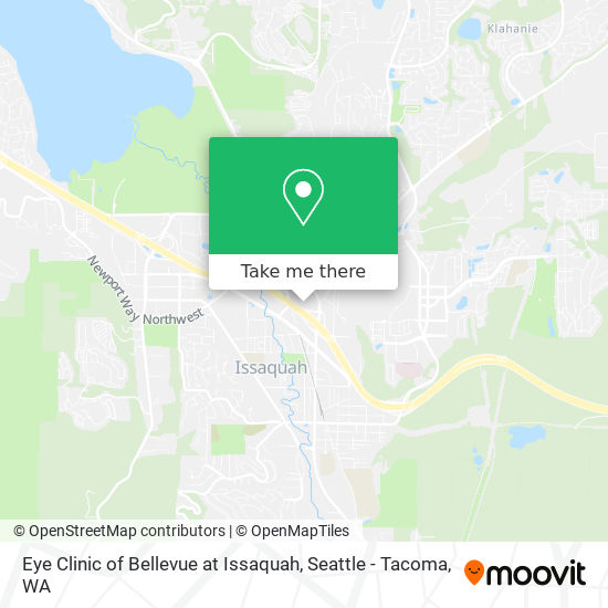 Mapa de Eye Clinic of Bellevue at Issaquah